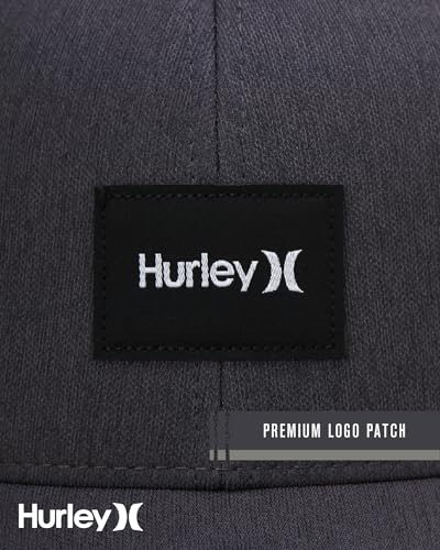 Image of Hurley Mens Trucker Hat - Flexible Quick Dry Fairway Mesh Trucker Hat for Men with Snapback Closure - Classic Mens Caps