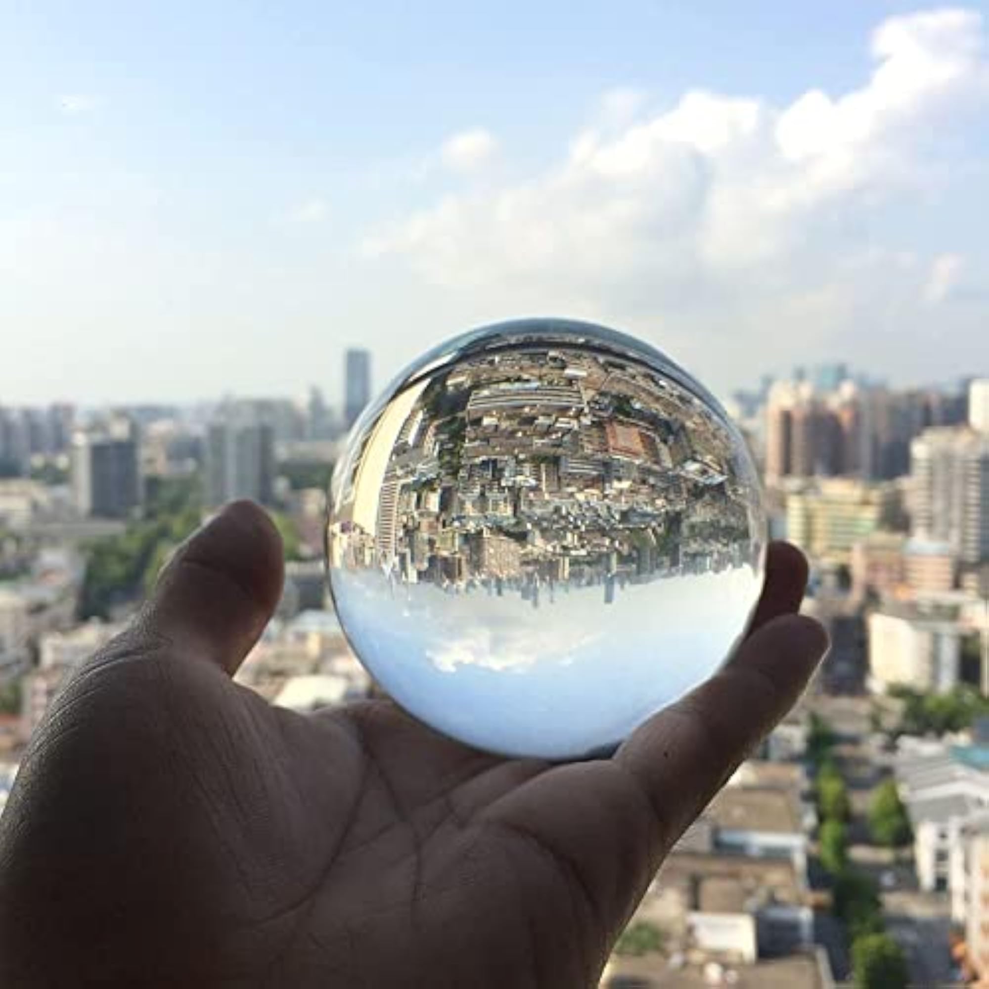 Rare Natural Quartz Magic Crystal Ball Sphere, 40mm