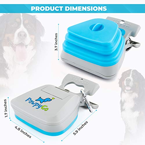 Pawpygo Portable Pooper Scooper (Large), Dog Poop Scooper, 8 Biodegradable Waste Bags And Dog Leash Clip Included, Sanitary Pet Waste Pick Up, Heavy Duty Dog Waste Cleaner With Bag Dispenser #TOP2
