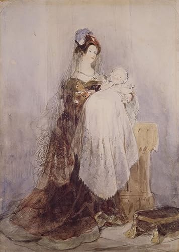 Affiches et gravures le baptême de David Cox pour décoration salon