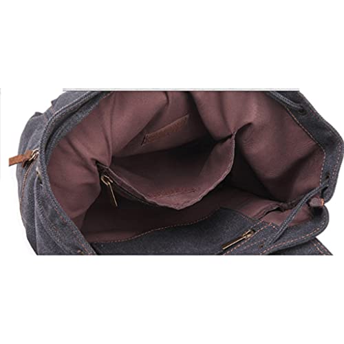 Black Backpack, Large Capacity, Retro Fashion, Strong and, You can Carry it When You go Out4