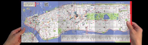 StreetSmart NYC Midtown Manhattan Map by VanDam,Inc.-- Laminated pocket sized city street Map with all attractions, museums, Broadway theaters, hotels ... museums, sights, hotels, Broadway ...