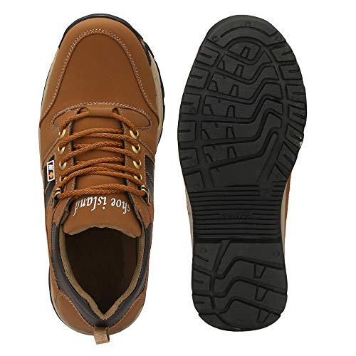 Image of Shoe Island Solid Black Premium Leatherette Ankle Length Casual Boots for Men