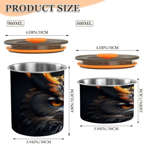 Recipiente de Acero Inoxidable Hermético para Café 500ml miniatura 2