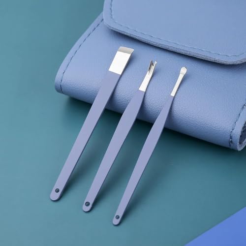 Image of VORLA Professional Manicure & Pedicure Kit, Stainless Steel Grooming Set with Nail Clippers, Cuticle Trimmer, Scissors & Tweezers (16 in 1 manicure)