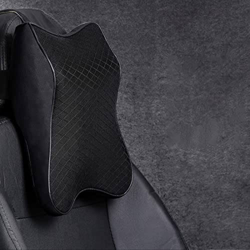 Reposacabezas coche Cuello de cuello de cuello almohada Accesorios for automóviles Cojín Auto Asiento Cabeza Cabeza Cuello Protector Automóvil Memoria Algodón Cojin cervical coche ( Color : Large 01 )