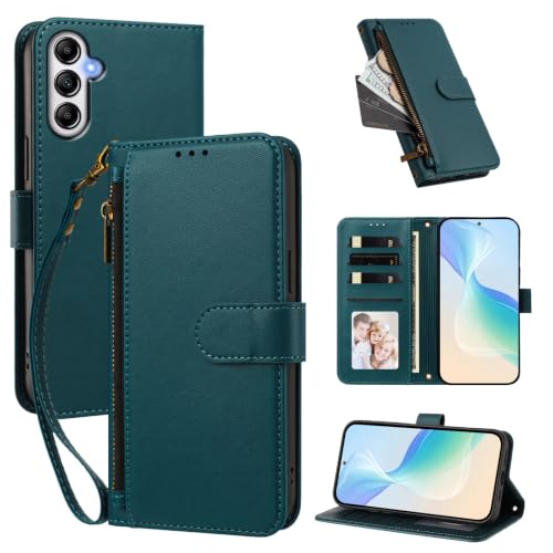 �P�[�X�J�o�[ �Ή��@�� for Samsung Galaxy A25 5G SM-A256E (Not Japan, SC-53F)�y�E�H���b�g�i�t�@�X�i�[�������X�g�X�g���b�v�t���j�A�J�[�h�X���b�g4�{��������1�A�}�O�l�b�g���X�^���h�@�\�zGreen