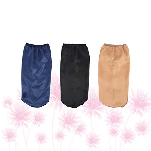 EXCEART 3 PeÃ§as de Touca de Dormir de Cabelo Comprido Capuz de Cetim Capa de Cabelo de Quimioterapi