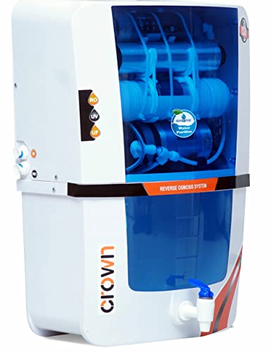 Image of AQUA D PURE Copper + Mineral RO+UV+UF 10 to 12 Liter RO + UV + TDS ADJUSTER Water Purifier with Copper Charge Technology black & copper Best For Home and Office