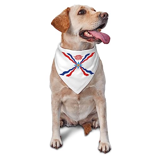 Assyrian Flag Triangle Dog Bandana Scarf Accessories for Pet Bibs