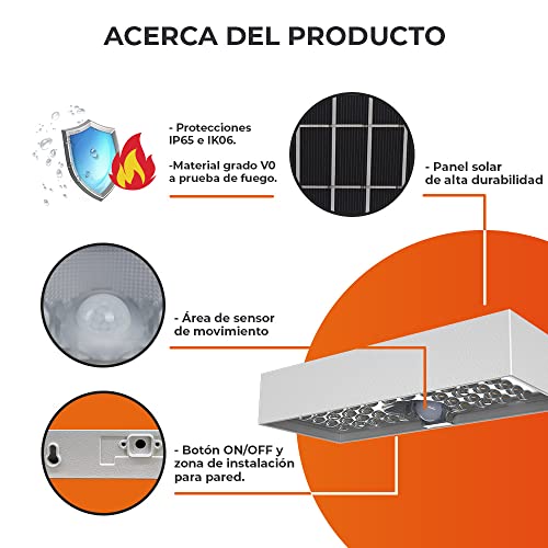Mejores precios y opiniones de Arbotante solar para exterior para comprar hoy. 24 Imagen adicional