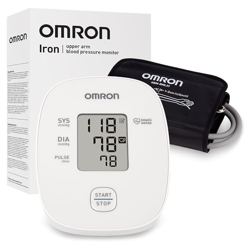 OMRON Iron Blood Pressure Monitor for Home Use & Upper Arm Blood Pressure Cuff - #1 Doctor & Pharmacist Recommended Brand - Clinically Validated