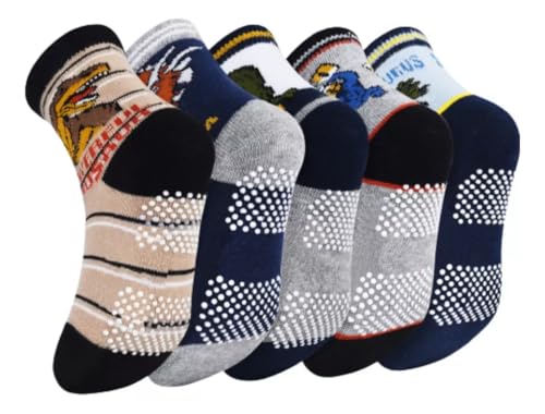 Meia Infantil Antiderrapante Kit 12 Pares Menino Criança Masculino Variadas (2 a 4 Anos, BR, Idade,