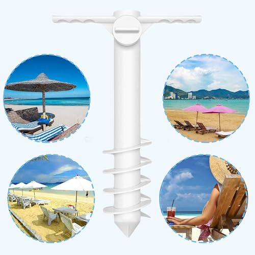 Soporte para sombrilla de playa robusto y base multifuncional de exterior 5