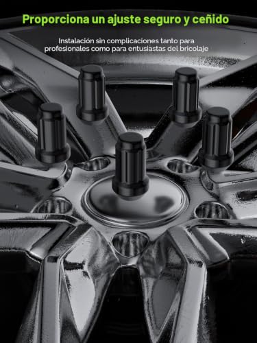 Tuercas de llanta de repuesto AUTOPTIM hexagonales de 17 mm con construcción sólida 7