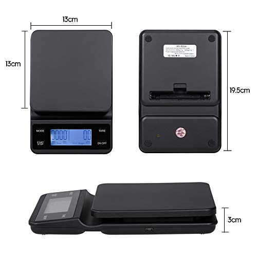 Extaum Balança digital de cozinha,Balança de Cozinha Digital Balança de Alimentos Balança de Café co