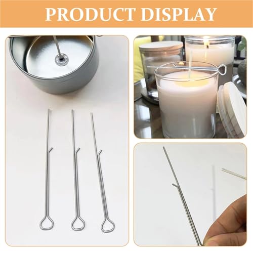 Portamechas para velas 100 unidades acero carbono miniatura 4