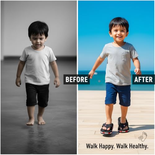 Image of Kids Soft Comfortable Flip Flop Slippers | Lightweight Cushioned Sole | Anti-Slip Casual Daily Wear.