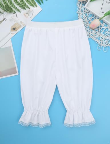 Disfraz Pantaloons Victoriano para Niñas Blanco Talla 4T miniatura 3