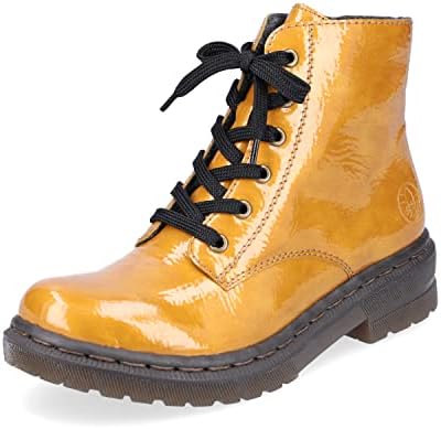 Rieker Women's Lace Up Boots 78240 Women's Boots, Yellow 68 :  Amazon.com.be: Fashion