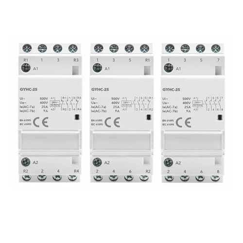 Contacteur modulaire 4P 25A 3NO1NC pour résoudre les coupures de disjoncteur