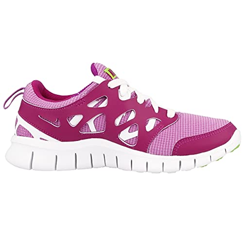Nike Free Run 2 Gs 477701-401 buty sportowe dla dzieci, uniseks, Fuchsia Glow Key Lime Fuksja Flash White, 36.5 EU