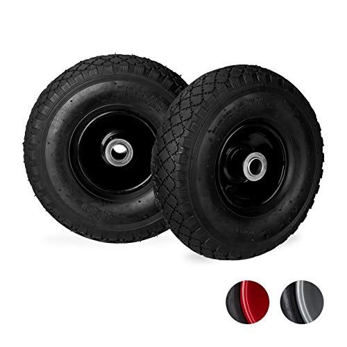 Relaxdays, Black, Pack of 2