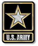 U.S. Army Star Logo Magnet by Classic Magnets, Collectible Souvenirs Made in The USA