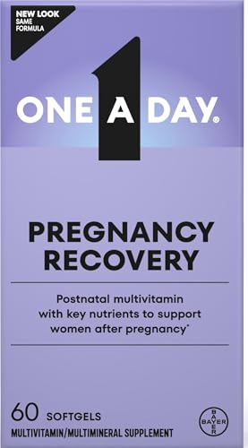 Image of One A Day Postnatal Vitamins for Women, Postnatal Multivitamin with Folic Acid, Omega-3 DHA, B Vitamins, Support Immune Health, Breastfeeding, Post Partum Essential Nutrients for Women, 60 Ct
