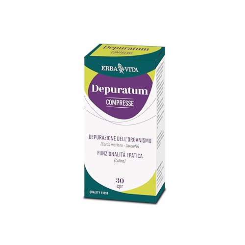 ERBA VITA Depuratum Compresse integratore alimentare che contribuisce alla normale funzione epatica - 30 Compresse