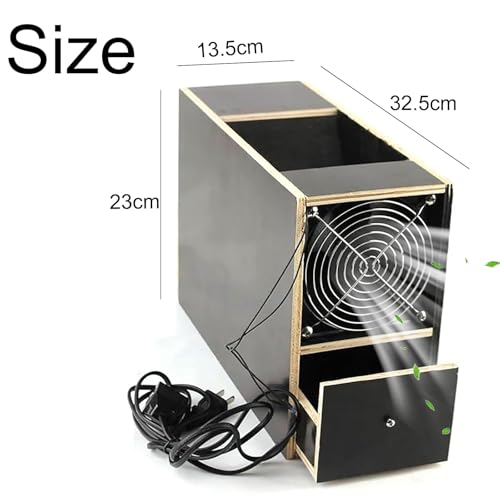 Separador limpiador de semillas, limpieza eléctrica para granos, máquina de eliminación de cáscaras, caja de montaje de madera para loros y granos diversos