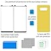 Homy Compatible UHD Screen Protector for Samsung Galaxy NOTE 8 [2-Pack] - Free Back Cover & Camera Lens Cover. Made of Full 3D Curved 9H Japanese Tempered Glass.