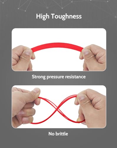 Image of DURAMIC 3D PLA+ Printer Filament 1.75mm PLA Plus Neatly 2Kg Spool(2.2lbs) | PLA Pro Tougher and Stronger, Dimensional Accuracy Probability + /- 0.02mm Rouge red