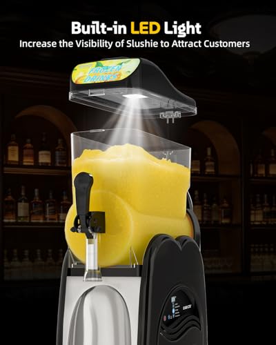Image of GSEICE Slushie Machine for Home 4 Gallons Single Slushy Machine for Margaritas Slushy'S Frozen Drinks, 110V /60Hz Frozen Drink Machine for Family Reunion Birthday Wedding Parties