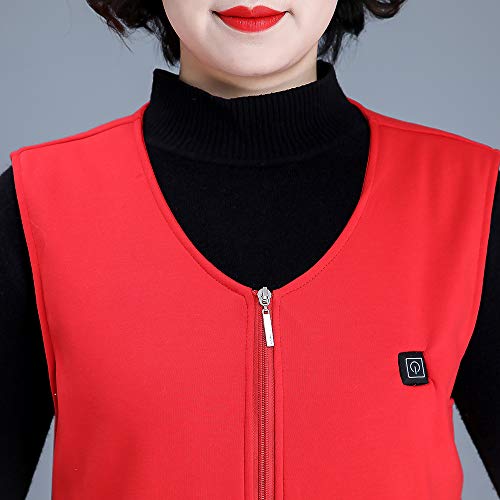 Colete de aquecimento, Andoer Colete termoelétrico de malha de algodão puro inteligente USB masculin