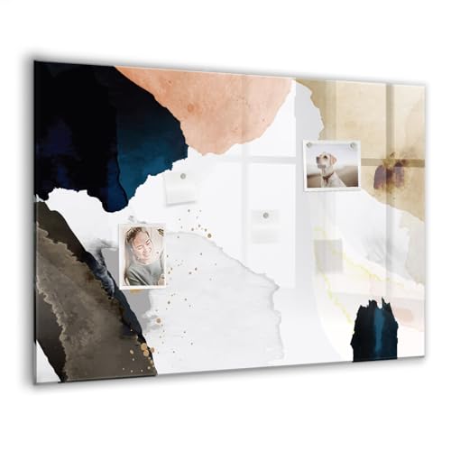 Tableau blanc verre trempé magnétique effaçable sans traces pour vos notes