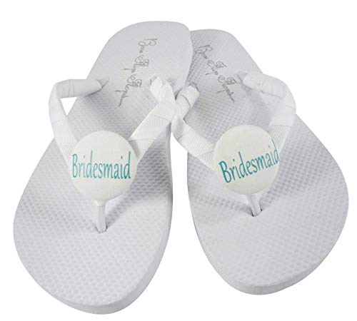 burgundy flip flops bridesmaid