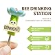 2 Stück Biene Insektentränke Harz Bienentränke in Blumenform Bee Cups Wasserschale Für Bienen, Schmetterlinge & Bestäuber Wasserstation Für Garten, Balkon & Terrasse