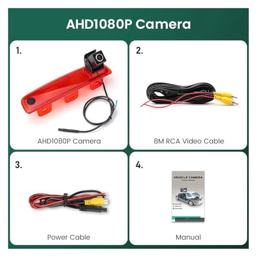 Caméra de recul troisième feu stop Full HD Dacia Dokker 2012 - 2