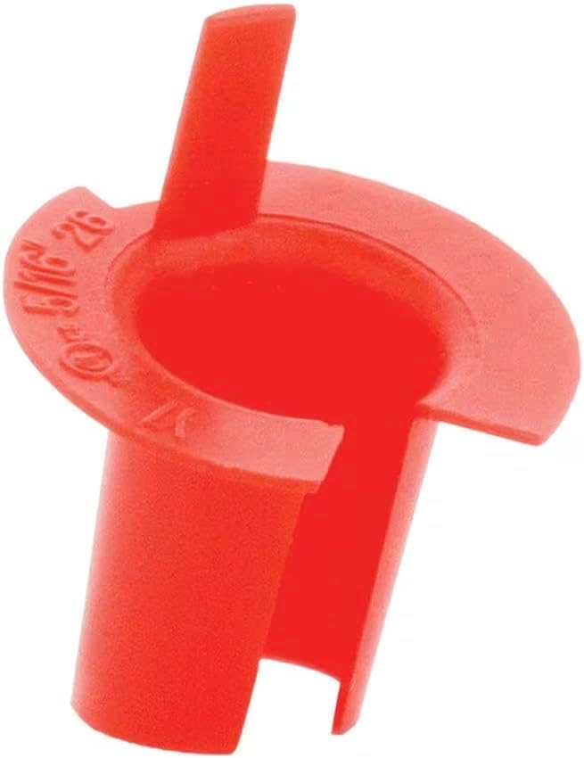 Electrical Anti Short Bushing Red Head MC/BX Cable bushing for 14/2-12/2 MC Wire Trade Size 5/16 Anti Short Bushing (105)