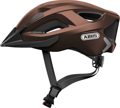 ABUS Stadthelm Aduro 2.0 - Allround-Fahrradhelm mit Licht - in sportivem...