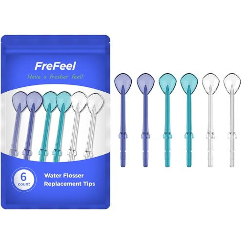 Image of Replacement Heads for Waterpik Water Flosser (6 Tongue Cleaner Tips)