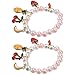 Happyyami 2PCS Imitation Perle Kind Armband Mädchen Perlen Armband Zubehör Spielzeug