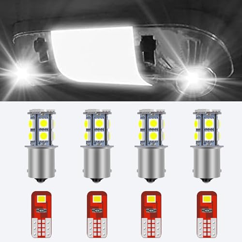 8 Piezas Bombillas LED para Interior de Vehículo Blanco miniatura 1