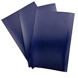 Dr. SUP PVC Reparatur Patches 10x15cm 3er Set - Flicken für SUP Paddleboard Schlauchboot Luftmatratze Weich-PVC - ohne Kleber (Blau)