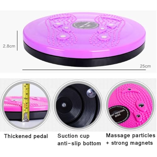 Exercitador de sussurro de cintura, cintura - disco de torção de cintura para modelar o corpo, placa