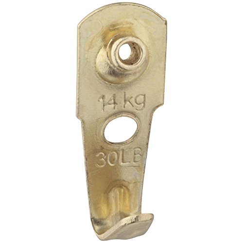 Image of National Hardware N260-075 V2532 Premium Hangers in Brass, 4 pack