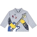 Nd Chicco T-Shirt Manica Lunga 8802 Camiseta de Manga Larga, Gris, 86 cm para Bebés