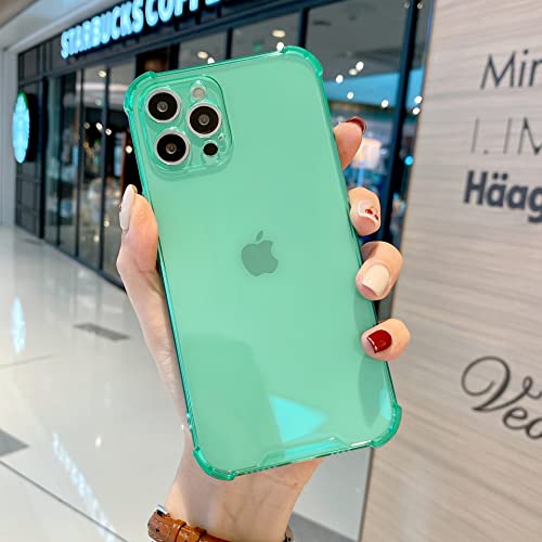 �yJapan Platina�z iPhone13 �p �P�[�X (�O���[���j 6.1�C���` �A�C�t�H��13 �P�[�X �J�o�[ �N���A �X�}�z�P�[�X TPU Qi�[�d ����~�� ���菝�h�~ �y�� ���^ no-13-green