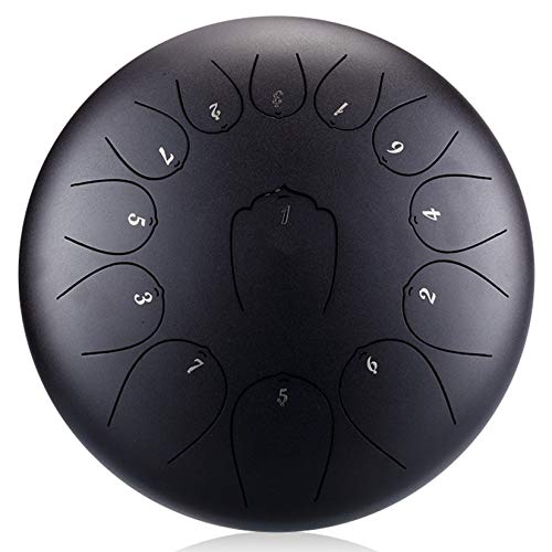 Byrotson Tambour À Langue en Acier 12,5 Pouces, 13 Notes C Clé Tambour À La Main, Tambour Relaxant Tambour Zen Tambour… - Les Beatles, Paul McCartney, John Lennon, RIngo Starr, George Harrison Byrotson Tambour À Langue en Acier 12,5 Pouces, 13 Notes C Clé Tambour À La Main, Tambour Relaxant Tambour Zen Tambour…